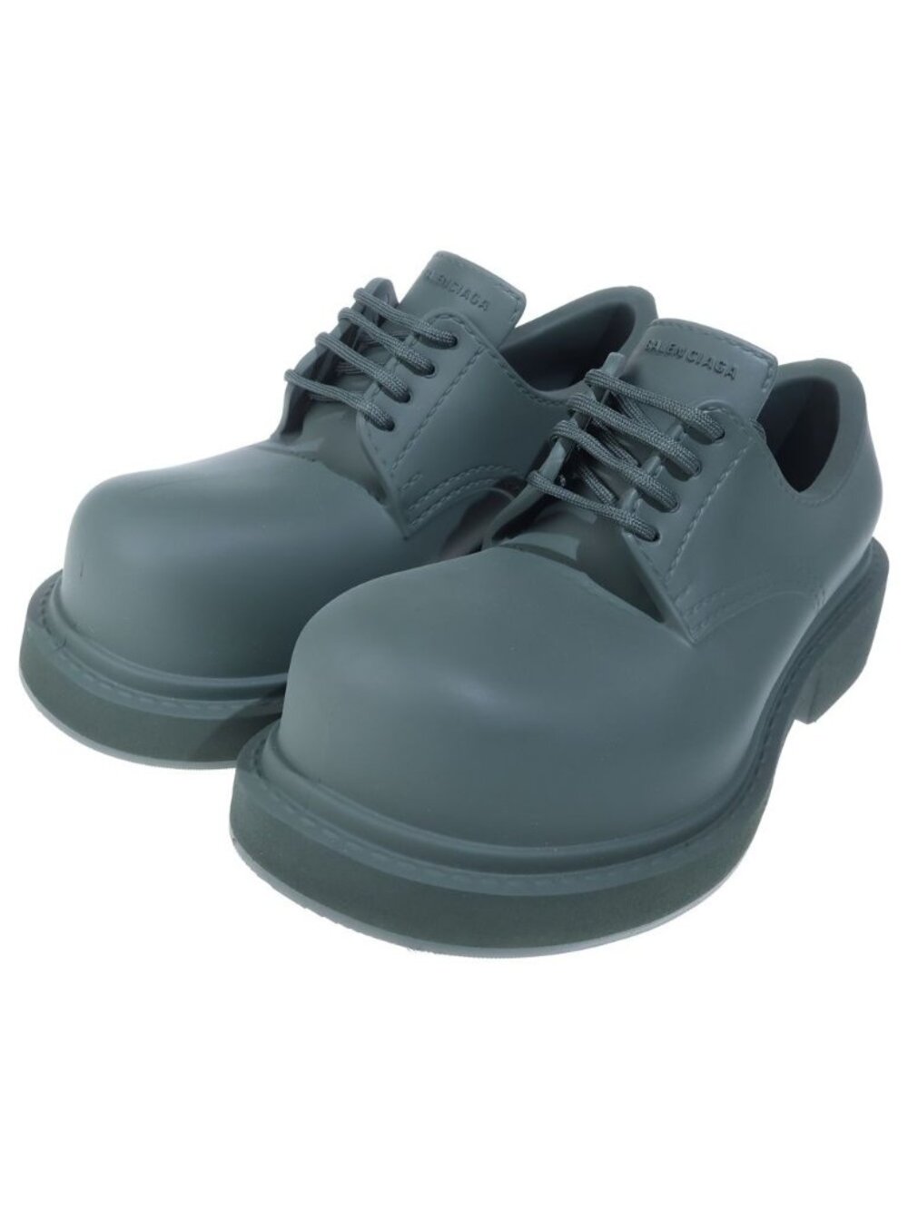 Balenciaga Steroid Derby Low Cut Shoes Green - Picture 2 of 6